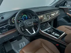 2021 Audi Q7 45 TFSI quattro S line, чёрный — фото 10