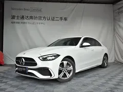 2022 Mercedes-Benz C-Class C 200 L Sport, белый — фото 1
