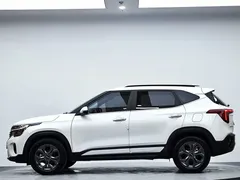 2023 Kia Seltos 1.5L CVT Luxury, белый — фото 5