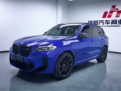 2022 BMW X3 M Thunder Edition, синий — фото 1