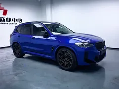 2022 BMW X3 M Thunder Edition, синий — фото 3