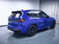 2022 BMW X3 M Thunder Edition, синий — фото 4