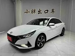 2022 Hyundai Elantra 1.5L CVT LUX Premium, белый — фото 1
