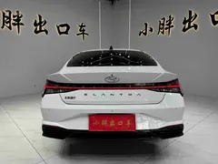 2022 Hyundai Elantra 1.5L CVT LUX Premium, белый — фото 5
