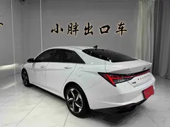 2022 Hyundai Elantra 1.5L CVT LUX Premium, белый — фото 6