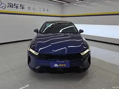 2021 Kia K5 380T GT-Line Flagship, синий — фото 2