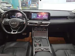 2021 Kia K5 380T GT-Line Flagship, синий — фото 10