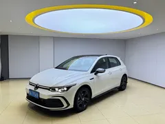 2021 Volkswagen Golf 280TSI DSG R-Line, белый — фото 1