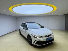 2021 Volkswagen Golf 280TSI DSG R-Line, белый — фото 3