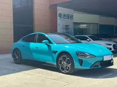 2024 Xiaomi SU7 RWD Long Range Smart Driving, синий — фото 3