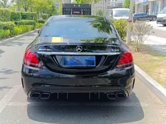 2021 Mercedes-Benz C-Class AMG C 63 Night Edition, чёрный — фото 3
