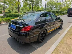 2021 Mercedes-Benz C-Class AMG C 63 Night Edition, чёрный — фото 4