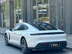 2020 Porsche Taycan, белый — фото 3