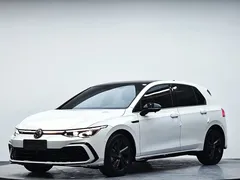 2021 Volkswagen Golf 280TSI DSG R-Line, белый — фото 2