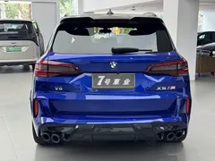 2020 BMW X5 M, синий — фото 2