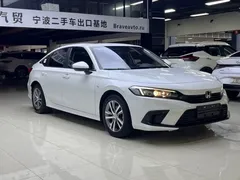 2022 Honda Civic 180TURBO CVT, белый — фото 3