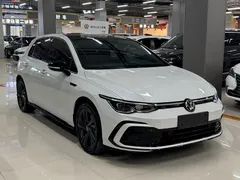 2023 Volkswagen Golf 280TSI DSG R-Line Lite, белый — фото 3