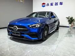 2022 Mercedes-Benz C-Class C 260 L Sport, синий — фото 1