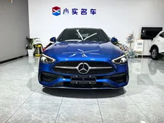 2022 Mercedes-Benz C-Class C 260 L Sport, синий — фото 2