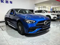 2022 Mercedes-Benz C-Class C 260 L Sport, синий — фото 3
