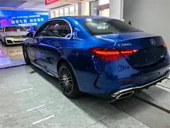 2022 Mercedes-Benz C-Class C 260 L Sport, синий — фото 9