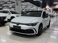 2021 Volkswagen Golf 280TSI DSG R-Line, белый — фото 1