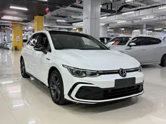 2021 Volkswagen Golf 280TSI DSG R-Line, белый — фото 3