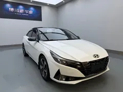 2022 Hyundai Elantra 1.5L CVT LUX Premium, белый — фото 3