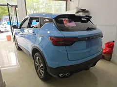 2021 Geely Coolray 1.4T DCT Platinum, синий — фото 5