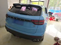 2021 Geely Coolray 1.4T DCT Platinum, синий — фото 7