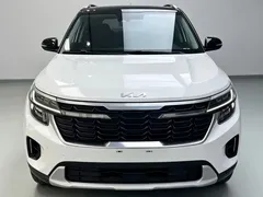 2023 Kia Seltos 1.5L CVT Luxury, белый — фото 2