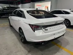 2022 Hyundai Elantra 1.5L CVT LUX Premium, белый — фото 8