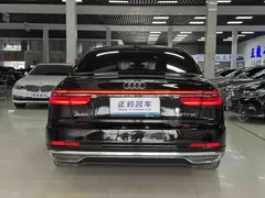 2022 Audi A8L 50 TFSI quattro, чёрный — фото 16