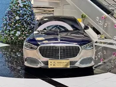 2023 Mercedes-Benz Maybach S-Class S 680 4MATIC Two-Tone, синий — фото 2