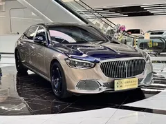 2023 Mercedes-Benz Maybach S-Class S 680 4MATIC Two-Tone, синий — фото 4