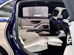 2023 Mercedes-Benz Maybach S-Class S 680 4MATIC Two-Tone, синий — фото 25