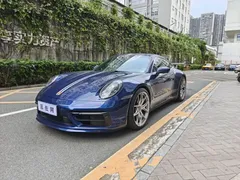 2020 Porsche 911 Carrera 4 3.0T, синий — фото 1