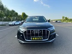 2021 Audi Q7 55 TFSI quattro S line, чёрный — фото 3