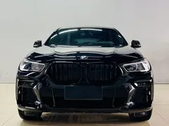 2022 BMW X6, чёрный — фото 1