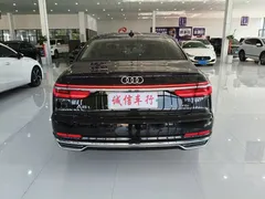 2021 Audi A8L 50 TFSI quattro, чёрный — фото 5