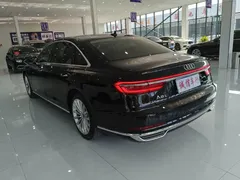 2021 Audi A8L 50 TFSI quattro, чёрный — фото 6