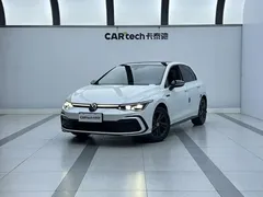 2021 Volkswagen Golf 280TSI DSG R-Line, белый — фото 1