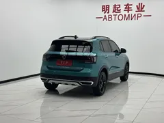 2023 Volkswagen T-Cross 280TSI DSG Luxury, зелёный — фото 9