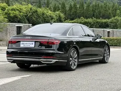 2022 Audi A8L 55 TFSI quattro, чёрный — фото 5