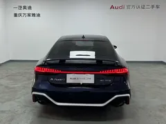 2021 Audi A7 40 TFSI, синий — фото 3