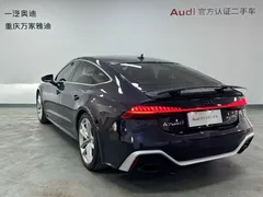 2021 Audi A7 40 TFSI, синий — фото 5