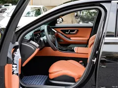 2023 Mercedes-Benz S-Class New Energy modified S 450 e L plug-in hybrid sedan, чёрный — фото 8