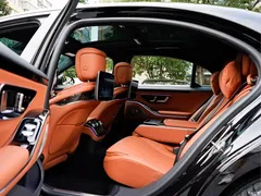 2023 Mercedes-Benz S-Class New Energy modified S 450 e L plug-in hybrid sedan, чёрный — фото 9