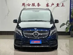 2021 Mercedes-Benz V-Class V 260 L Luxury, синий — фото 2