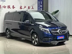 2021 Mercedes-Benz V-Class V 260 L Luxury, синий — фото 3